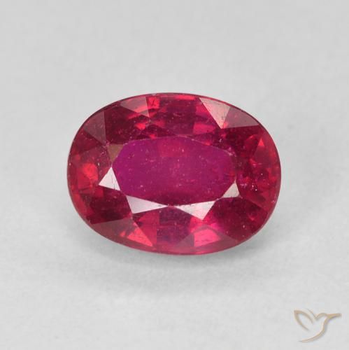 2.09ct Natural Pinkish Red Ruby, Oval, VS-SI