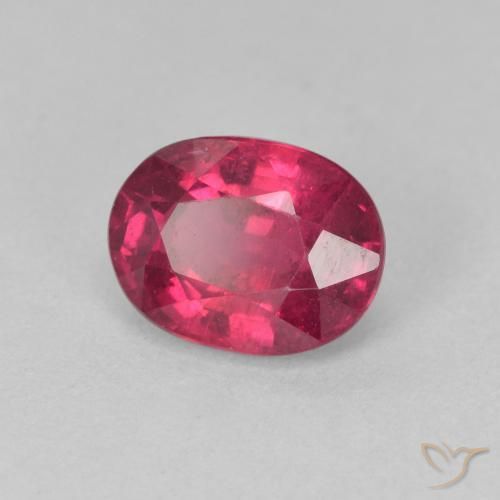 1.83 ct Red Ruby Stone, Natural Ruby in Oval Facet Shape for Sale