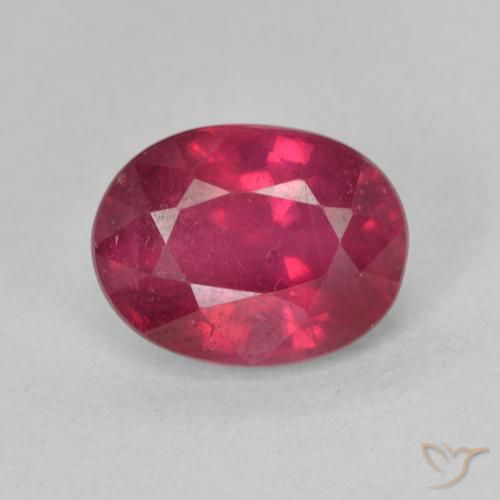 2.03 ct Oval Cut Ruby, 8.1 x 6.2 mm From Madagascar, Photo A