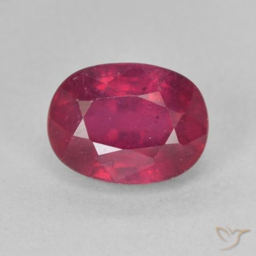 2.39ct Natural Pinkish Red Ruby, Oval, VS