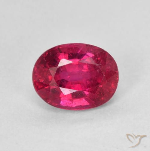 1.87 ct Oval Cut Ruby, 7.8 x 5.9 mm From Madagascar, Photo A