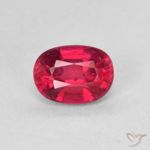 1.35ct Natural Pinkish Red Ruby, Oval, VS