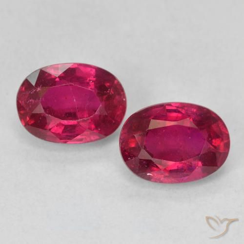 2.49 ct Oval Cut Ruby, 6.9 x 5.1 mm From Madagascar, Photo A