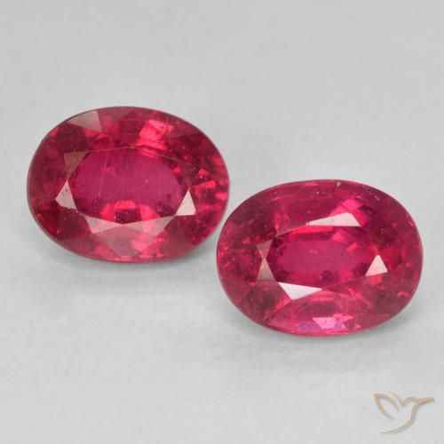 3.65 ct Oval Cut Ruby, 7.8 x 6.1 mm From Madagascar, Photo A