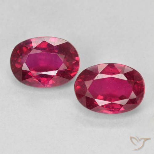 2.51 ct Oval Cut Ruby, 7.1 x 5.2 mm From Madagascar, Photo A