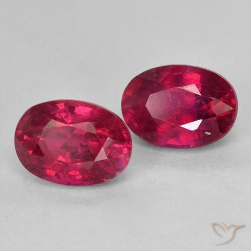2.94 ct Oval Cut Ruby, 7.2 x 5.2 mm From Madagascar, Photo A