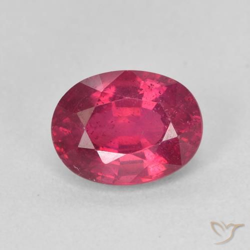 1.94 ct Oval Cut Ruby, 8.1 x 6.2 mm From Madagascar, Photo A