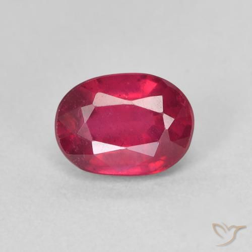 1.51ct Natural Pinkish Red Ruby, Oval, VS