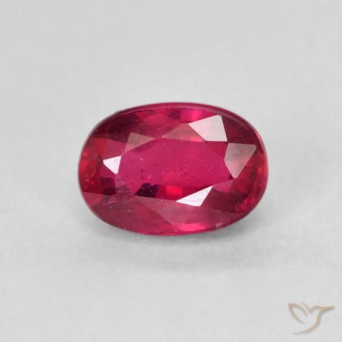 1.52ct Natural Jam Red Ruby, Oval, VS