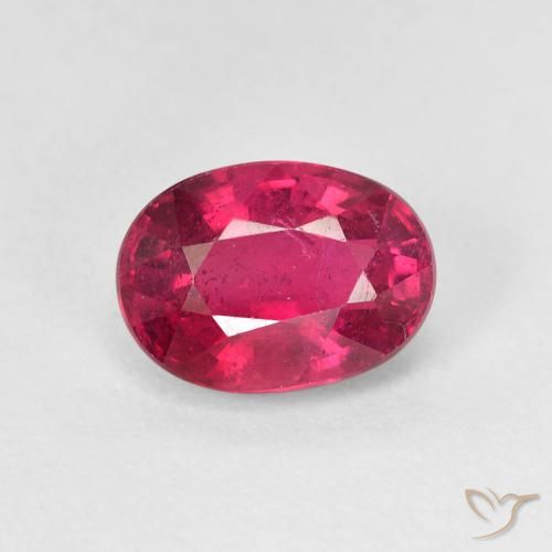 1.94ct Natural Light Red Ruby, Oval, VS