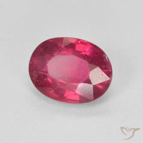 1.80 ct Red Ruby Stone, Natural Ruby in Oval Facet Shape for Sale