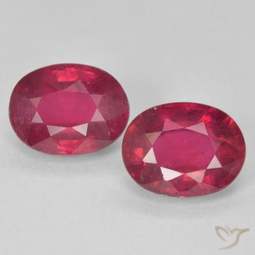 3.78 ct Oval Cut Ruby, 8 x 6.2 mm From Madagascar, Photo A