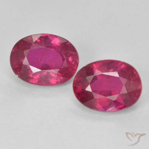 3.44 ct Oval Cut Ruby, 7.8 x 5.9 mm From Madagascar, Photo A