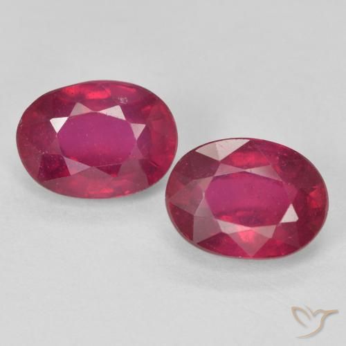 3.53 ct Oval Cut Ruby, 7.9 x 5.9 mm From Madagascar, Photo A