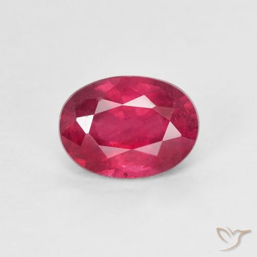 1.31ct Natural Pinkish Red Ruby, Oval, VS