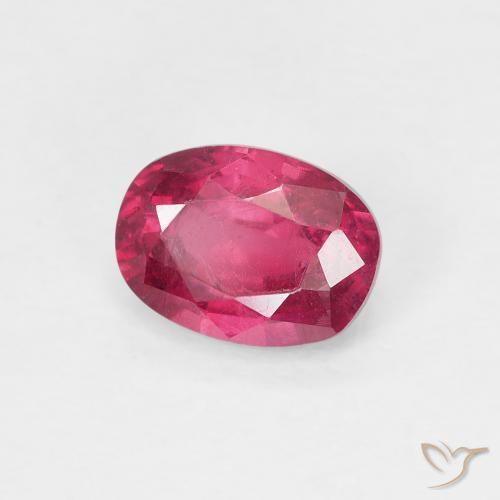 1.13 ct Red Ruby Stone, Natural Ruby in Oval Facet Shape for Sale