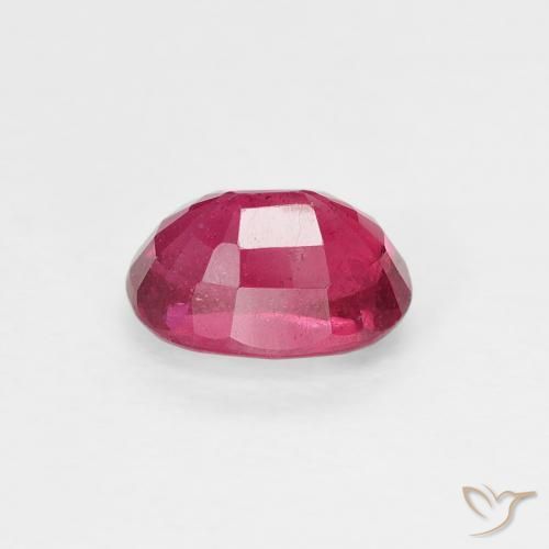 Ruby Gemstone in 6.7 x 5 mm Size for Sale, Ruby Stone in Jam Red Color