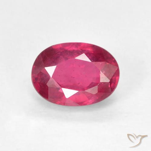 1.27ct Natural Pinkish Red Ruby, Oval, VS