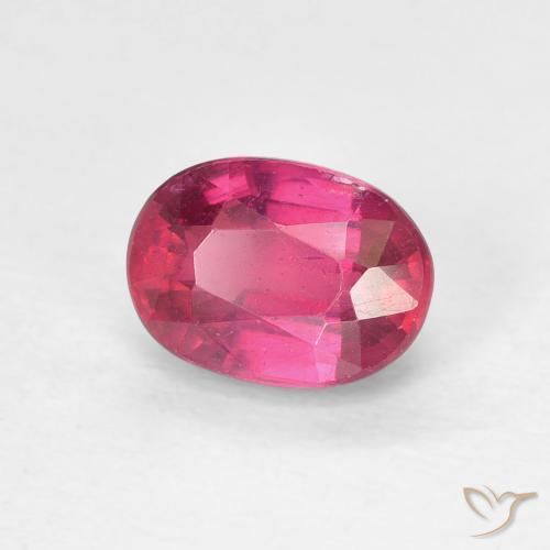 1.46 ct Red Ruby Stone, Natural Ruby in Oval Facet Shape for Sale