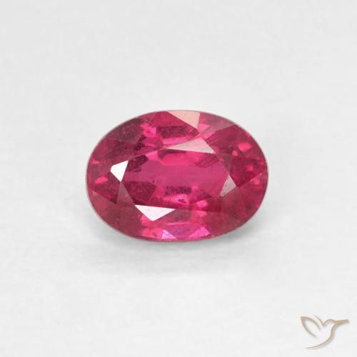 1.10ct Natural Pinkish Red Ruby, Oval, VS