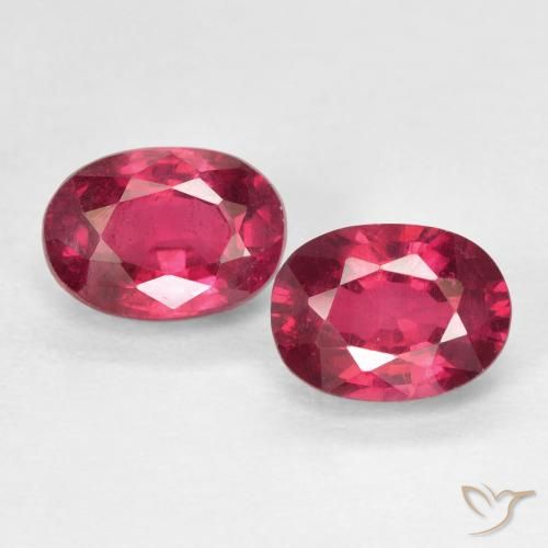 2.61 ct Oval Cut Ruby, 7.1 x 5.1 mm From Madagascar, Photo A
