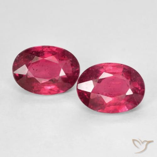 2.51 ct Oval Cut Ruby, 7.1 x 5.1 mm From Madagascar, Photo A