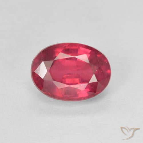 1.45ct Natural Reddish Pink Ruby, Oval, VS