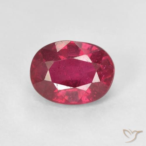 1.76ct Natural Jam Red Ruby, Oval, VS
