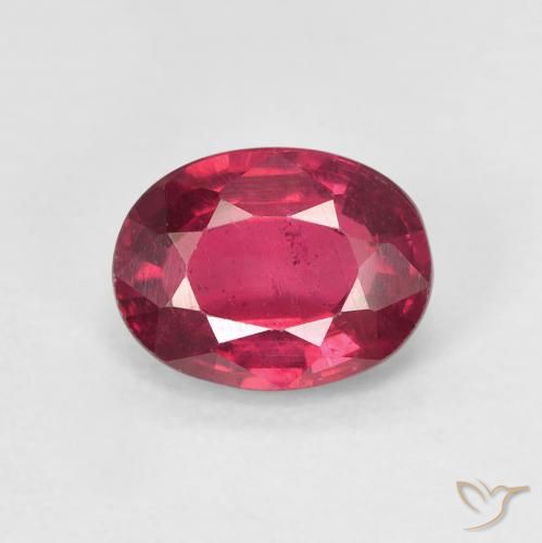 1.68ct Natural Jam Red Ruby, Oval, VS