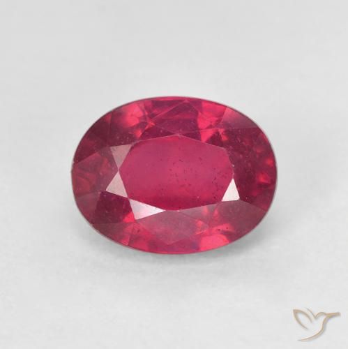 2.05ct Natural Deep Crimson Ruby, Oval, VS, Photo A