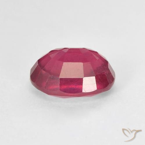 Ruby Gemstone in 8 x 6 mm (calibrated) Size for Sale, Ruby Stone in Deep Crimson Color