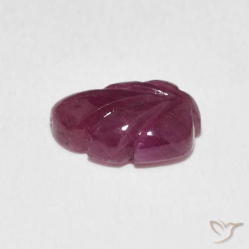 Ruby Gemstone in 9 x 6 mm (calibrated) Size for Sale, Ruby Stone in Wine Red Color