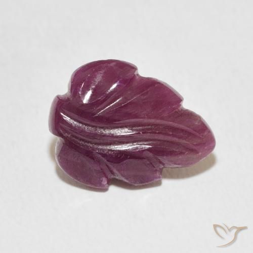 3.28ct Natural Medium Dark-Purple Ruby, Fancy, Opaque
