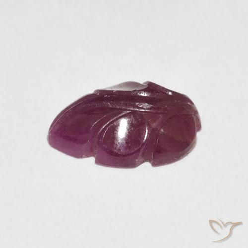 Ruby Gemstone in 10.9 x 7.8 mm Size for Sale, Ruby Stone in Reddish Purple Color