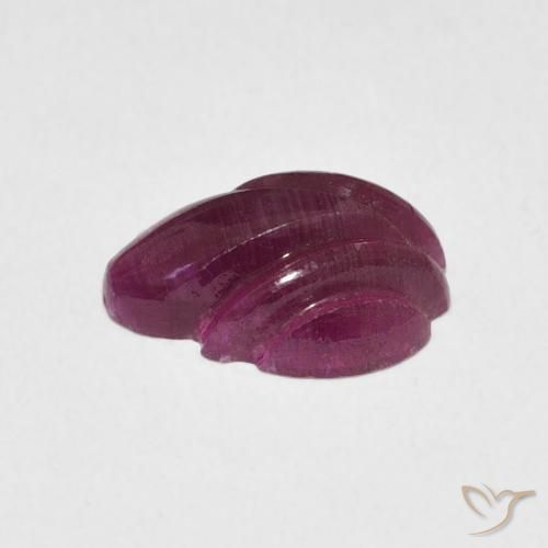 Ruby Gemstone in 11.1 x 8.2 mm Size for Sale, Ruby Stone in Medium Purple Color