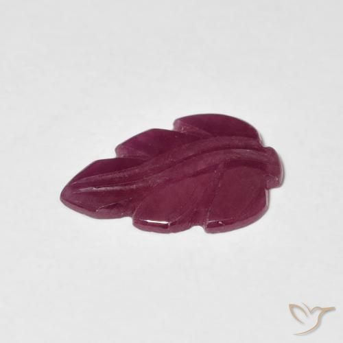 Ruby Gemstone in 13 x 9 mm (calibrated) Size for Sale, Ruby Stone in Pinkish Purple Color