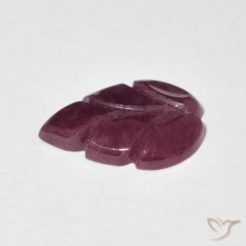 Ruby Gemstone in 12.3 x 8.8 mm Size for Sale, Ruby Stone in Raspberry Red Color