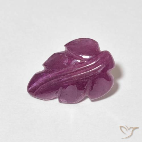 1.86ct Natural Medium Dark-Purple Ruby, Fancy, Opaque