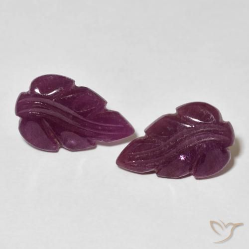 3.95 ct Carved Ruby, 12.8 x 7.9 mm From Madagascar, Photo A