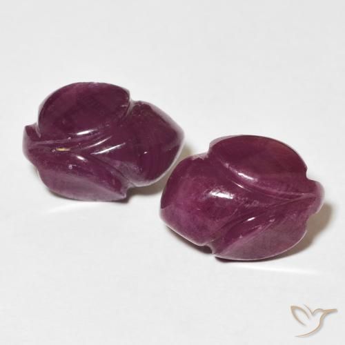 7.42 ct Carved Ruby, 11.4 x 8.7 mm From Madagascar, Photo A