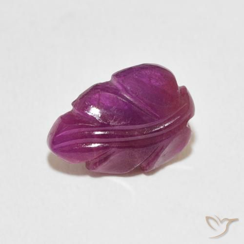 2.77ct Natural Medium Dark-Purple Ruby, Fancy, Opaque