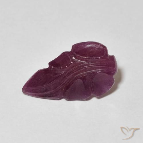 2.40ct Natural Medium Dark-Purple Ruby, Fancy, Opaque