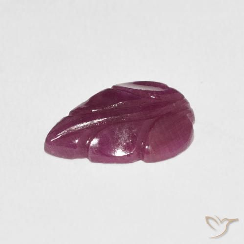 Ruby Gemstone in 13.7 x 9.6 mm Size for Sale, Ruby Stone in Raspberry Red Color