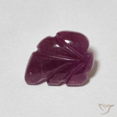 1.47 ct Carved Ruby, 8.4 x 6.5 mm From Madagascar, Photo A