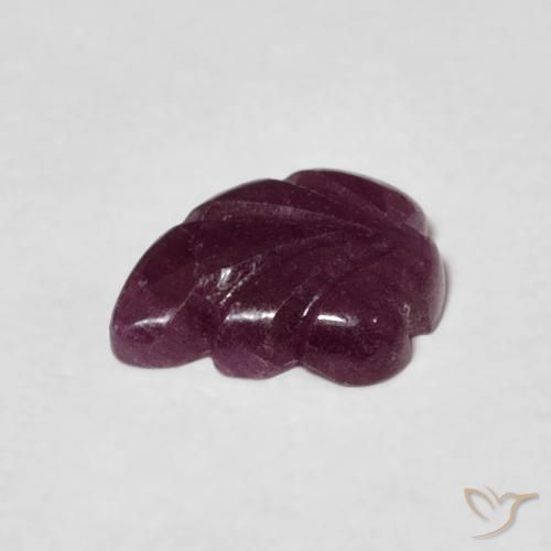 Ruby Gemstone in 8.4 x 6.5 mm Size for Sale, Ruby Stone in Raspberry Red Color