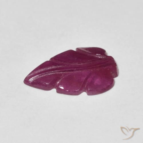 Ruby Gemstone in 13 x 9 mm (calibrated) Size for Sale, Ruby Stone in Reddish Purple Color