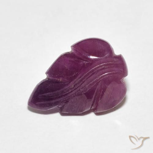2.77 ct Carved Ruby, 12.2 x 8.6 mm From Madagascar, Photo A