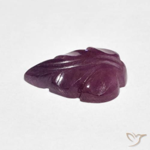 Ruby Gemstone in 12.2 x 8.6 mm Size for Sale, Ruby Stone in Reddish Purple Color