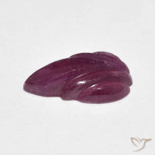 Ruby Gemstone in 11.5 x 7.1 mm Size for Sale, Ruby Stone in Deep Sangria Color