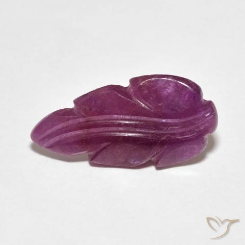 3.23 ct Carved Ruby, 17.3 x 8.9 mm From Madagascar, Photo A